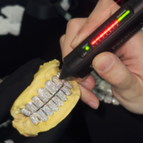 Custom Deep Cut Honeycomb Setting Grillz