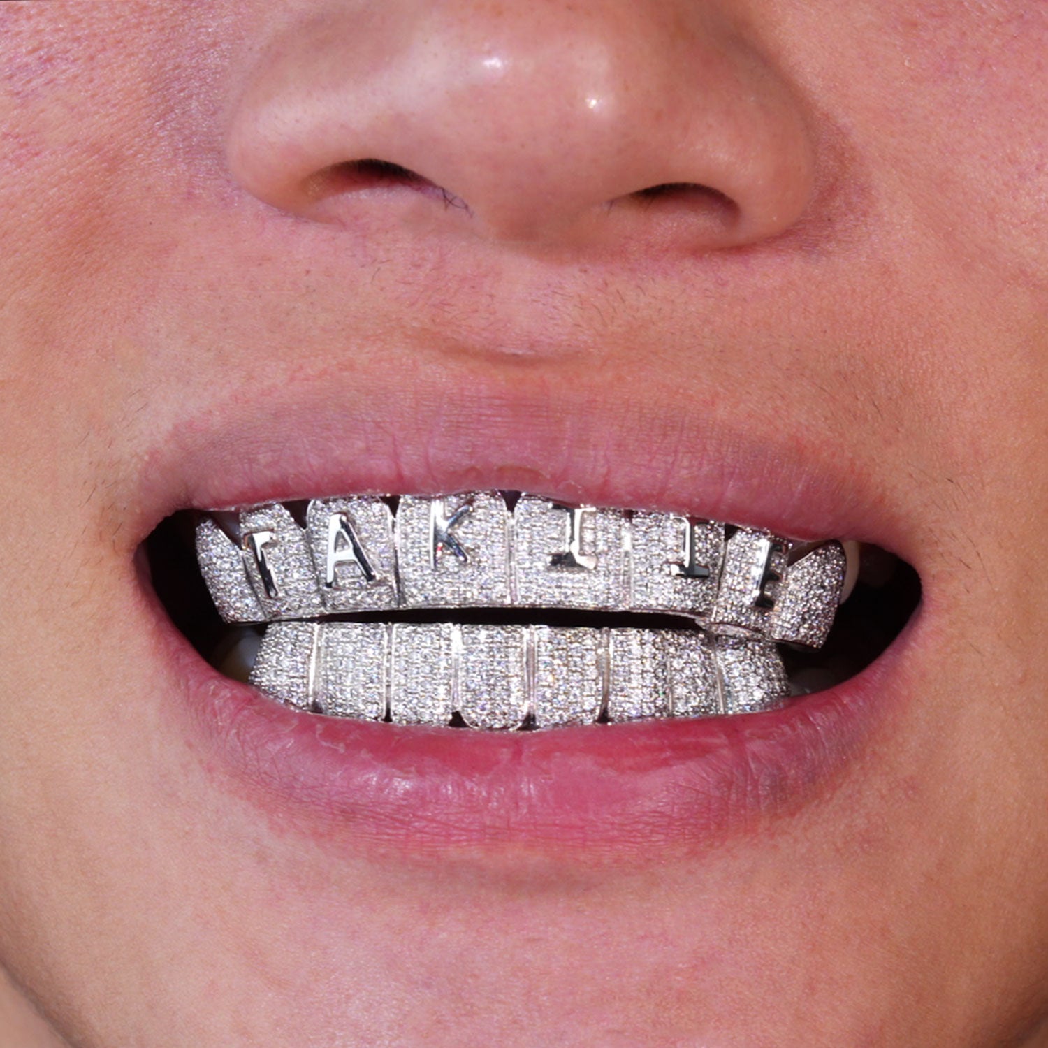 Custom Letter On Moissanite Grillz – Luxfine