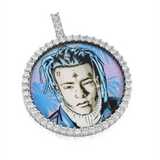 Custom Round Photo Pendant