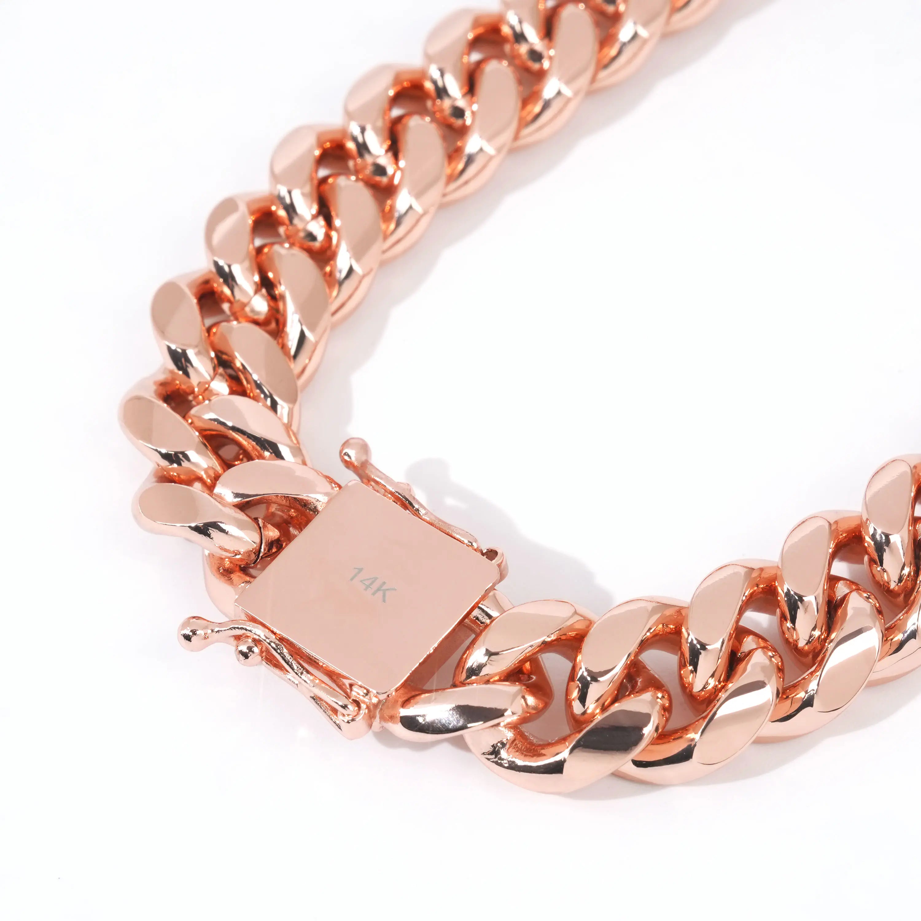 14K Rose Gold Miami Cuban Chain