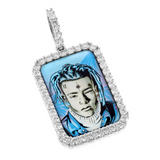 Custom Square Photo Pendant