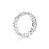 6mm Two Row Moissanite Eternity