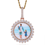 Custom Round Photo Pendant