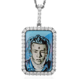 Custom Square Photo Pendant