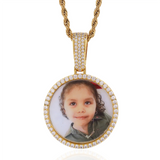 Custom Round Photo Pendant