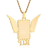 Custom Rip Wing 3D  Photo Pendant