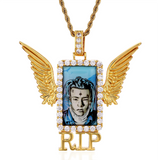 Custom Rip Wing 3D  Photo Pendant