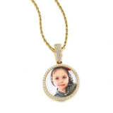 Custom Round Photo Pendant