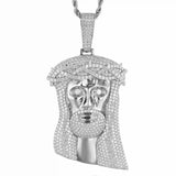 S925  Moissanite Jesus Pendant