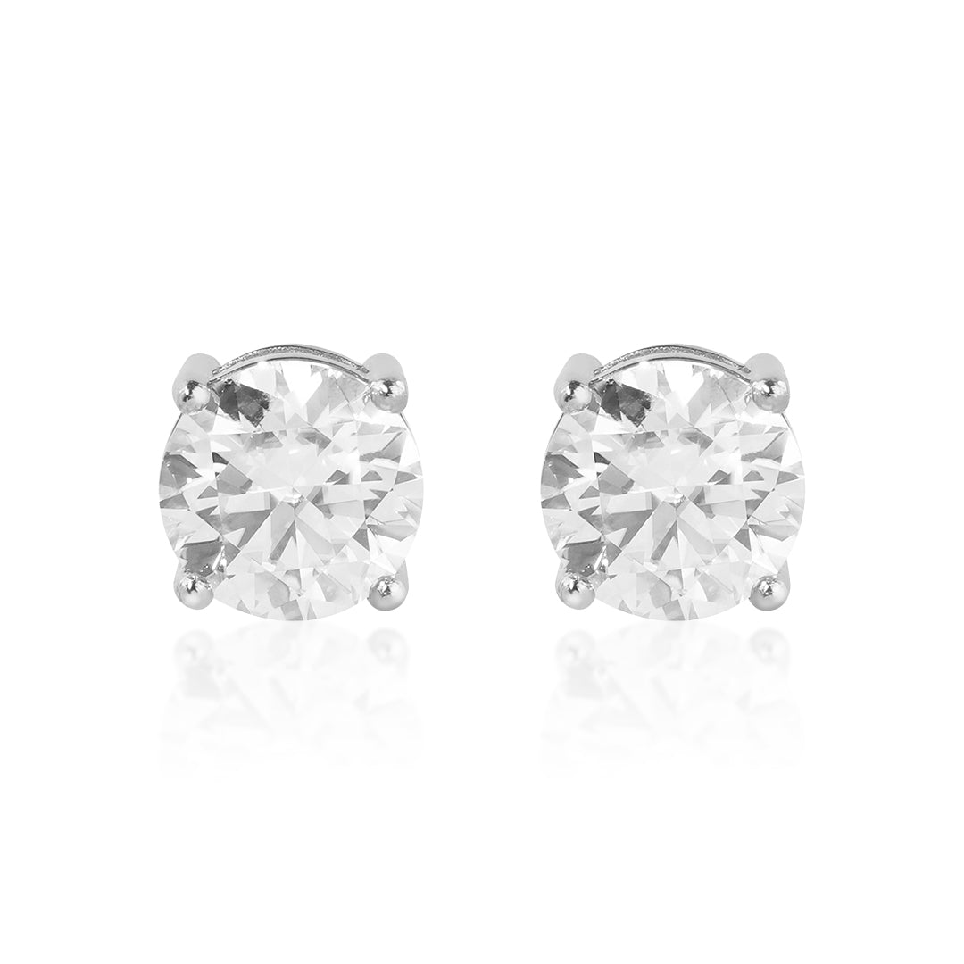 S925 Silver Moissanite Stud Earring