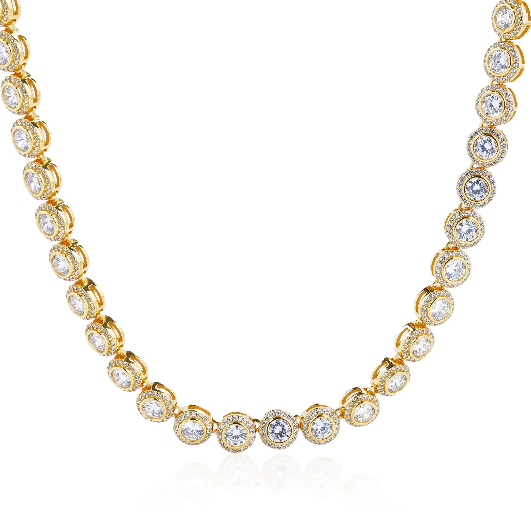 S925 Moissanite 8MM Hola Tennis Chain