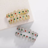 Custom Rimless Gemstone Iced Grillz