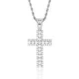 S925 Moissanite Cross Pendant