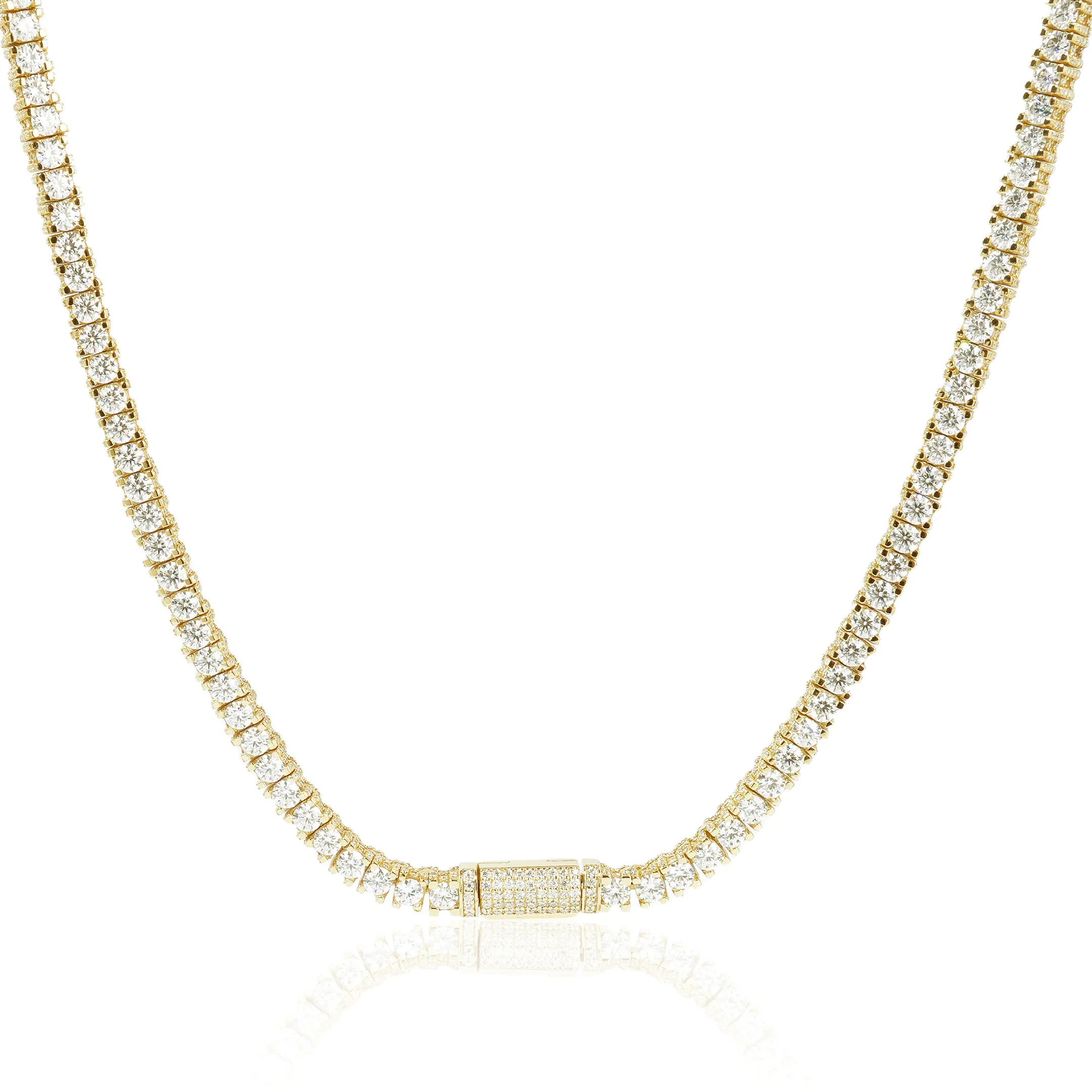 S925 Moissanite 3MM Hola Tennis Chain