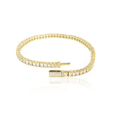 S925 Moissanite 3MM Hola Tennis Bracelet