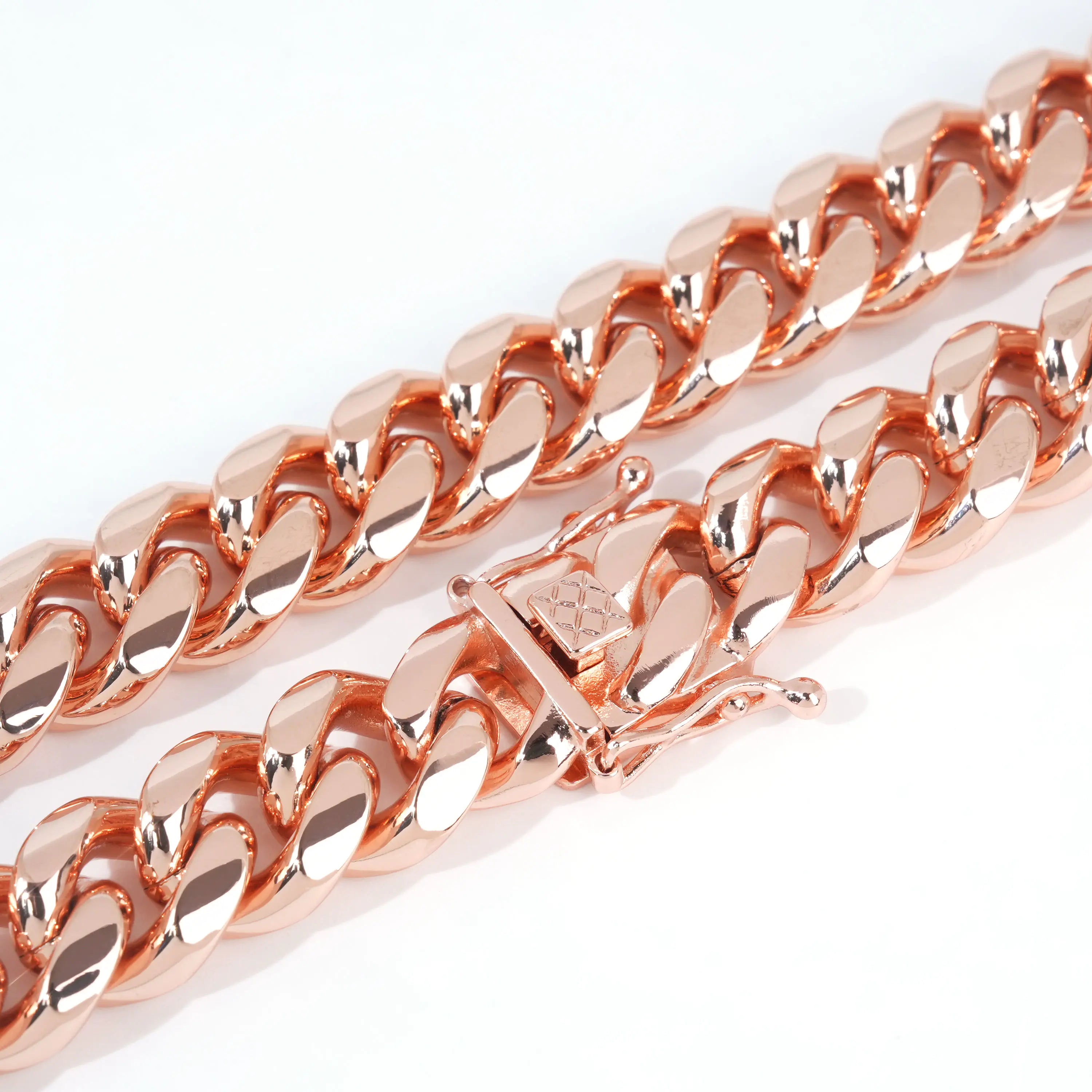 14K Rose Gold Miami Cuban Chain