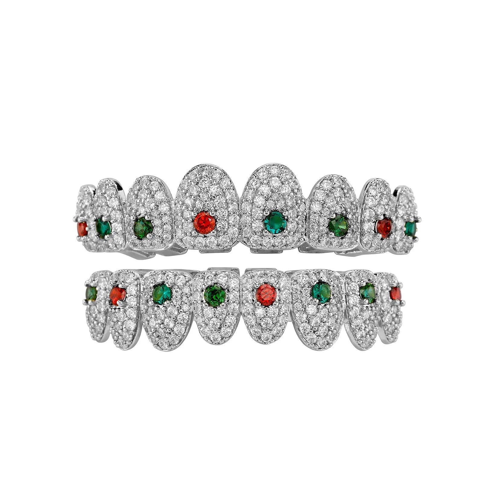 Custom Rimless Gemstone Iced Grillz
