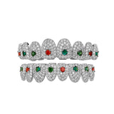 Custom Rimless Gemstone Iced Grillz
