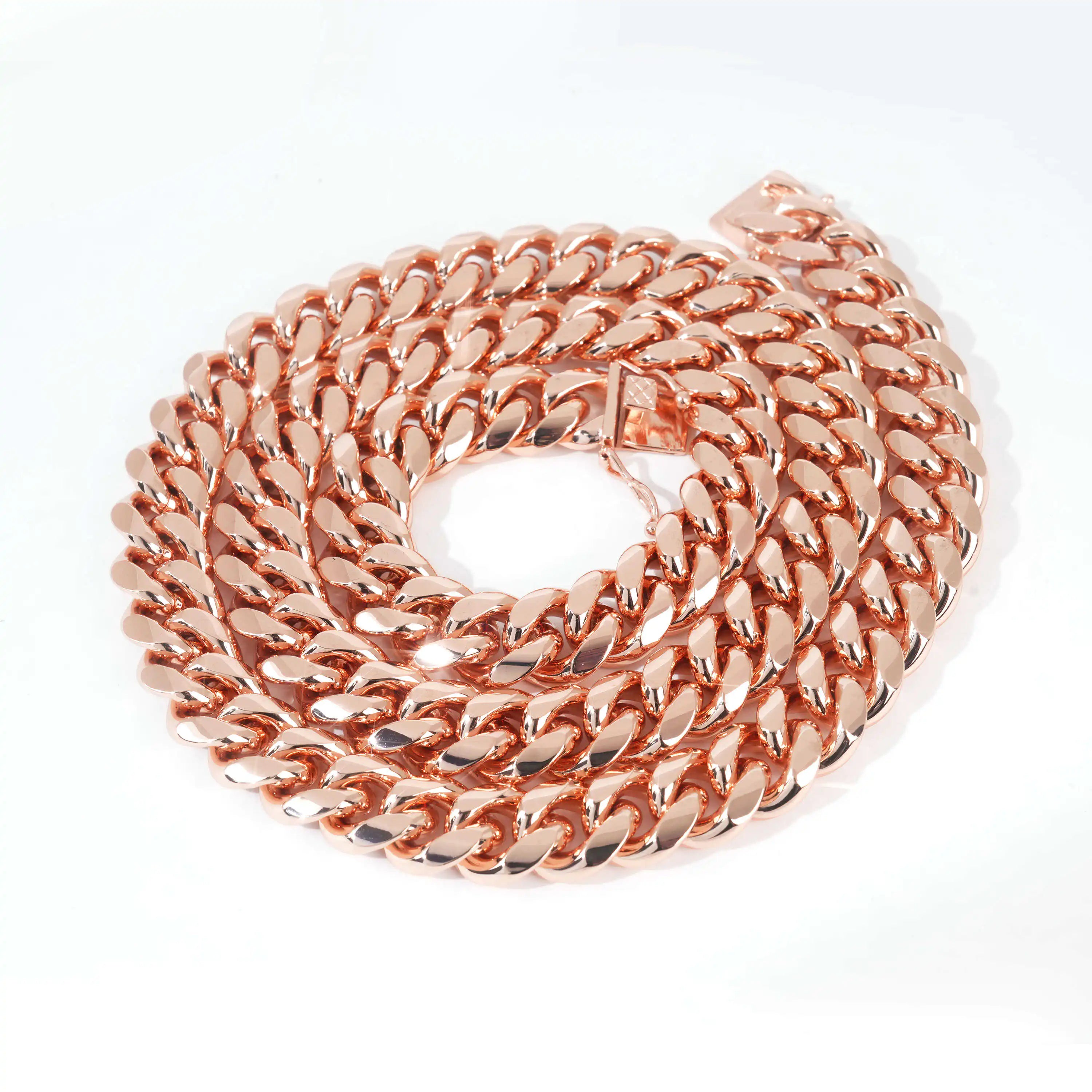 14K Rose Gold Miami Cuban Chain