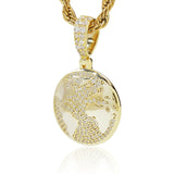 S925 Moissanite Globe Pendant