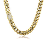 Iced Out Clasp Miami Cuban Link Chain