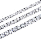 S925 Silver Moissanite Tennis Chain