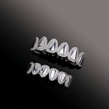 Custom Iced Side Polished Middle Grillz