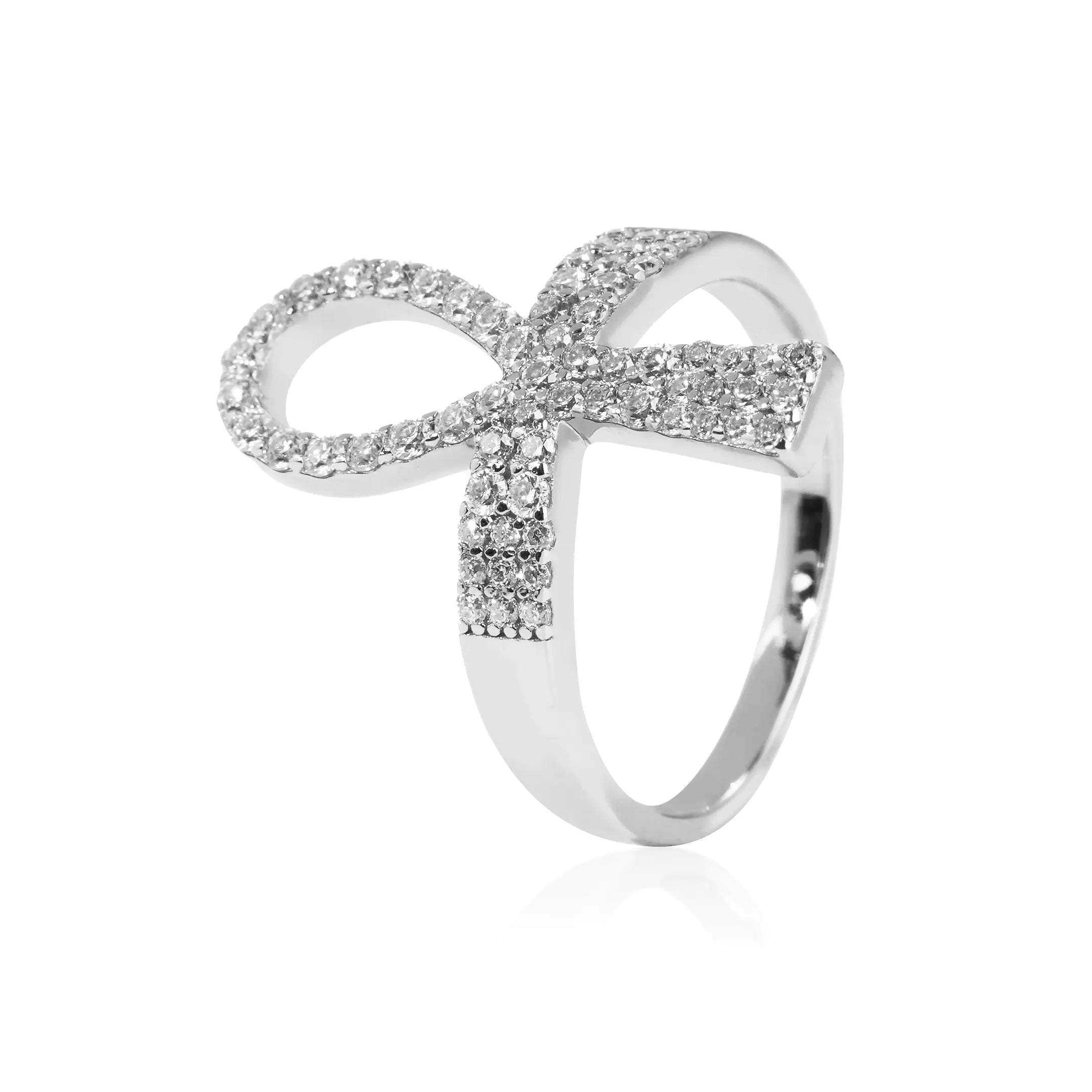 S925 Moissanite Ankh Ring