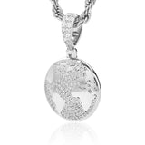 S925 Moissanite Globe Pendant