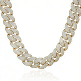 22MM 6 Row Pave Iced Cuban Chain