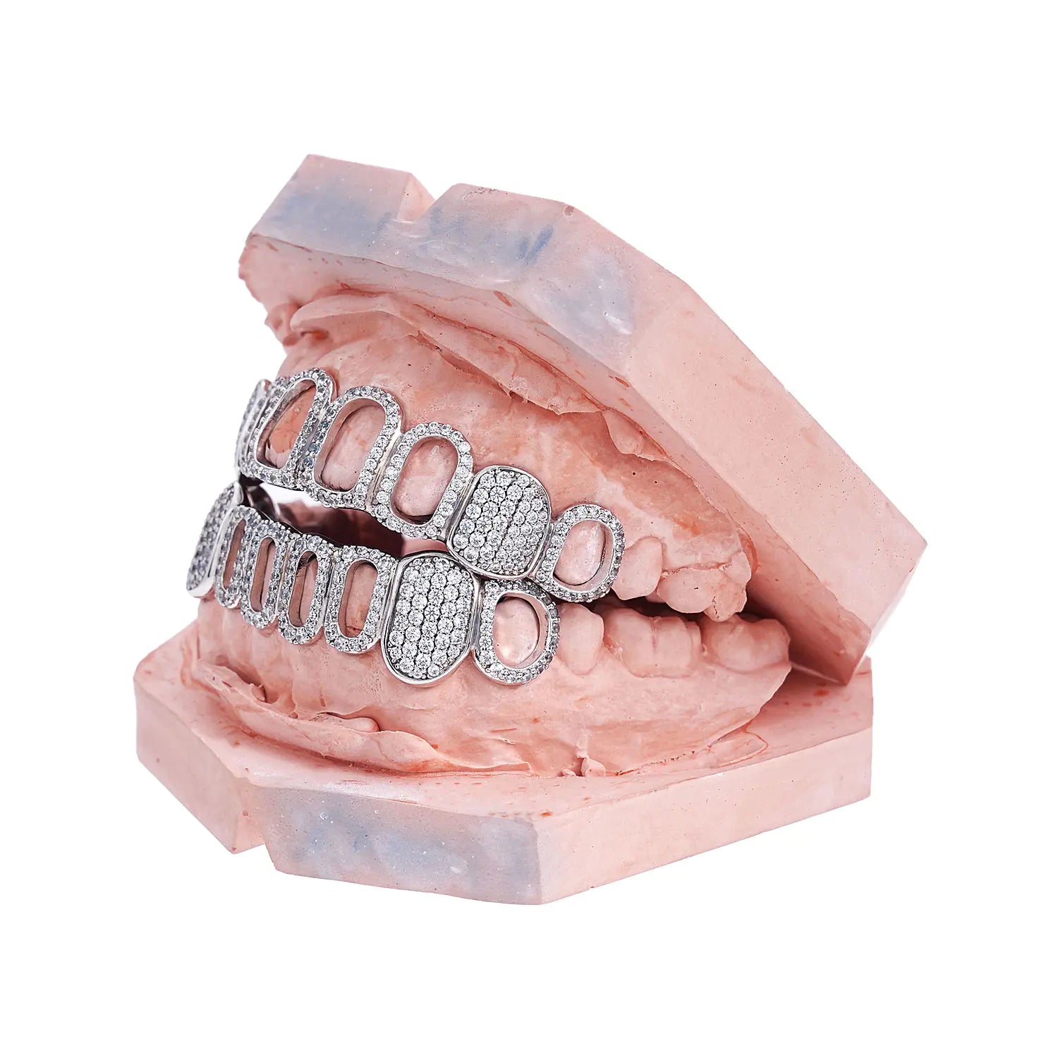 Custom Iced Fang Open Face Grillz