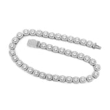 S925 Moissanite Clustered Tennis Chain