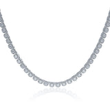 S925 Moissanite Clustered Tennis Chain