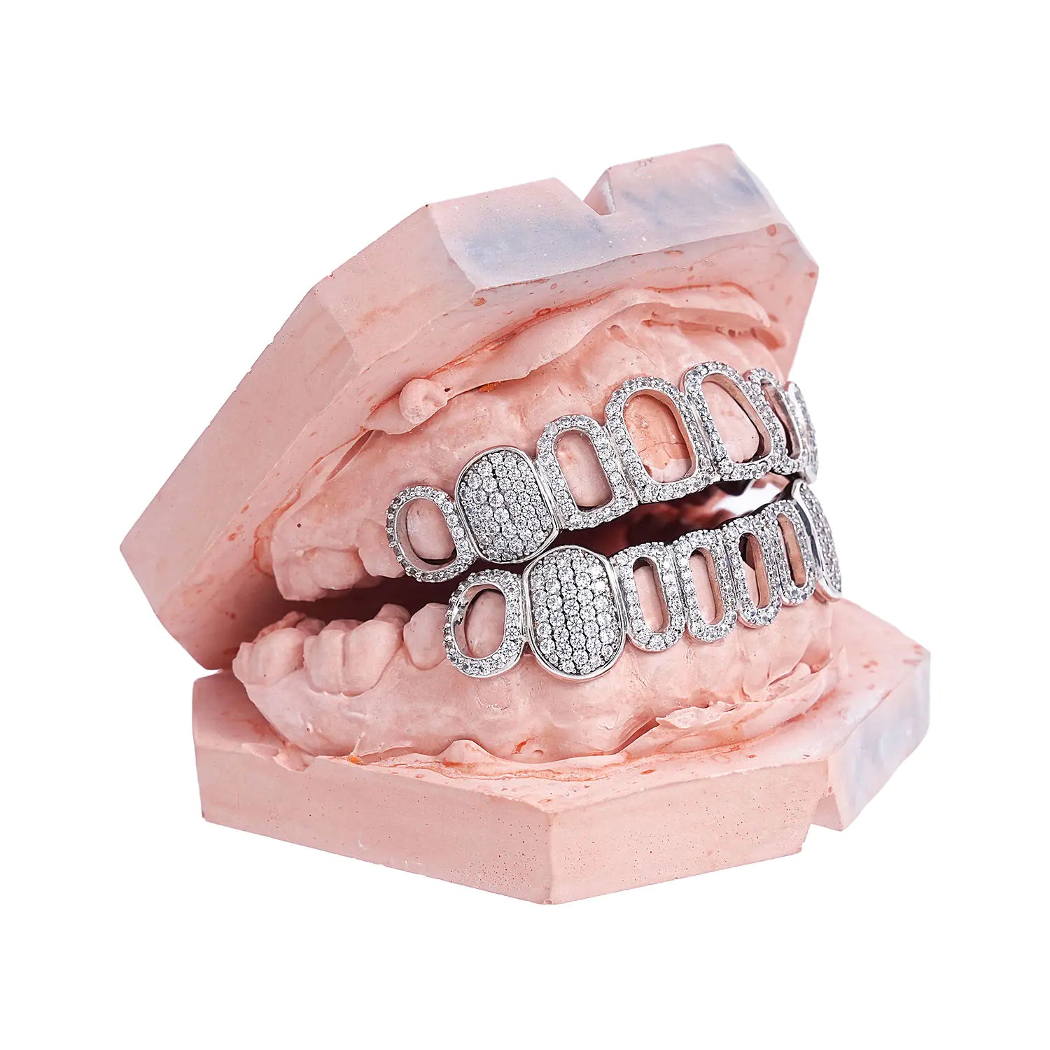 Custom Iced Fang Open Face Grillz