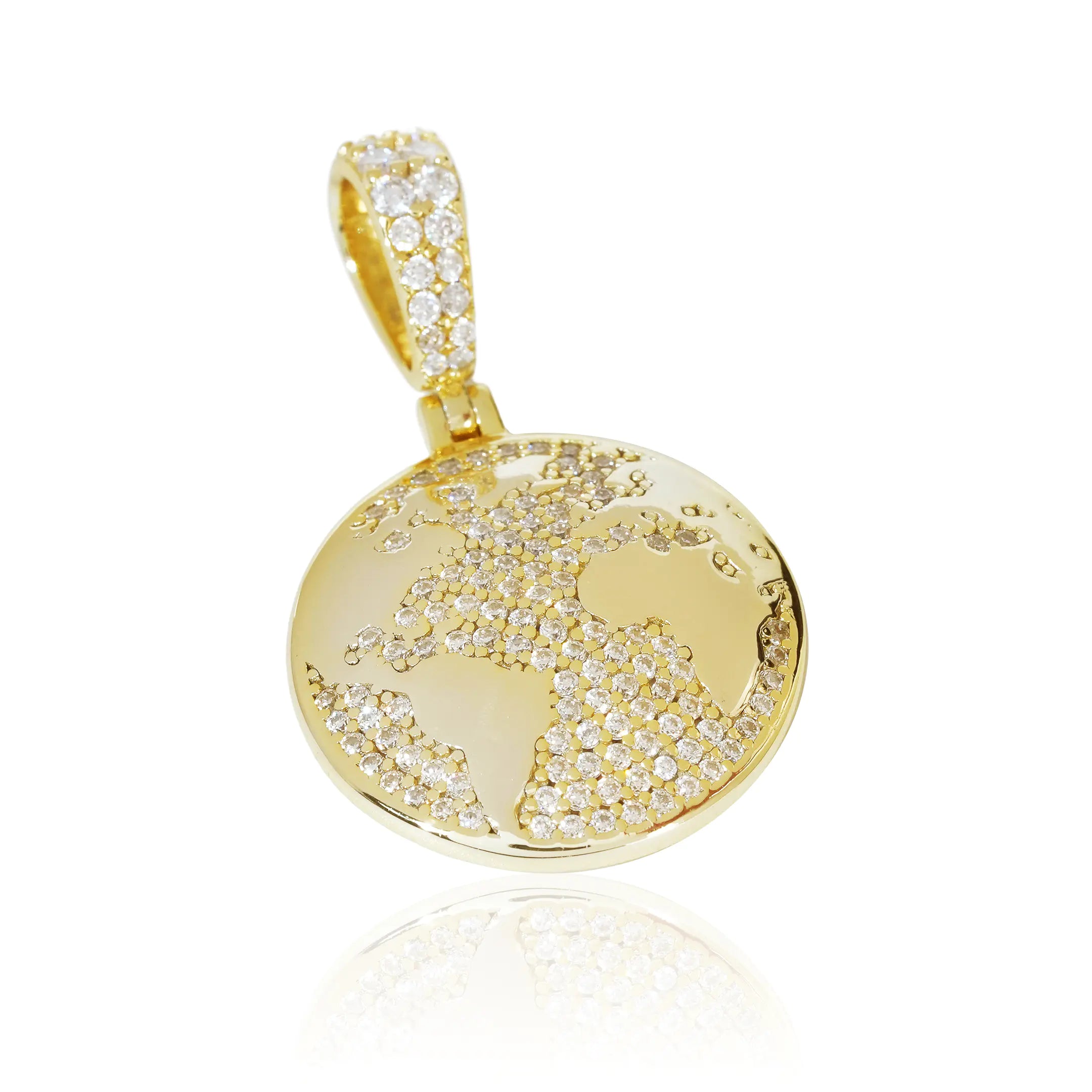 S925 Moissanite Globe Pendant