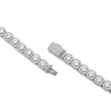 S925 Moissanite Clustered Tennis Chain