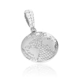 S925 Moissanite Globe Pendant