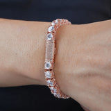 S925 Moissanite 6MM Hola Tennis Bracelet