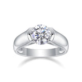 2CT Moissanite Band Ring