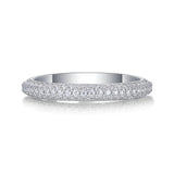 S925 Moissanite Pave Set Eternity Ring