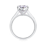 Moissanite Pear Cut Solitaire Engagement Ring