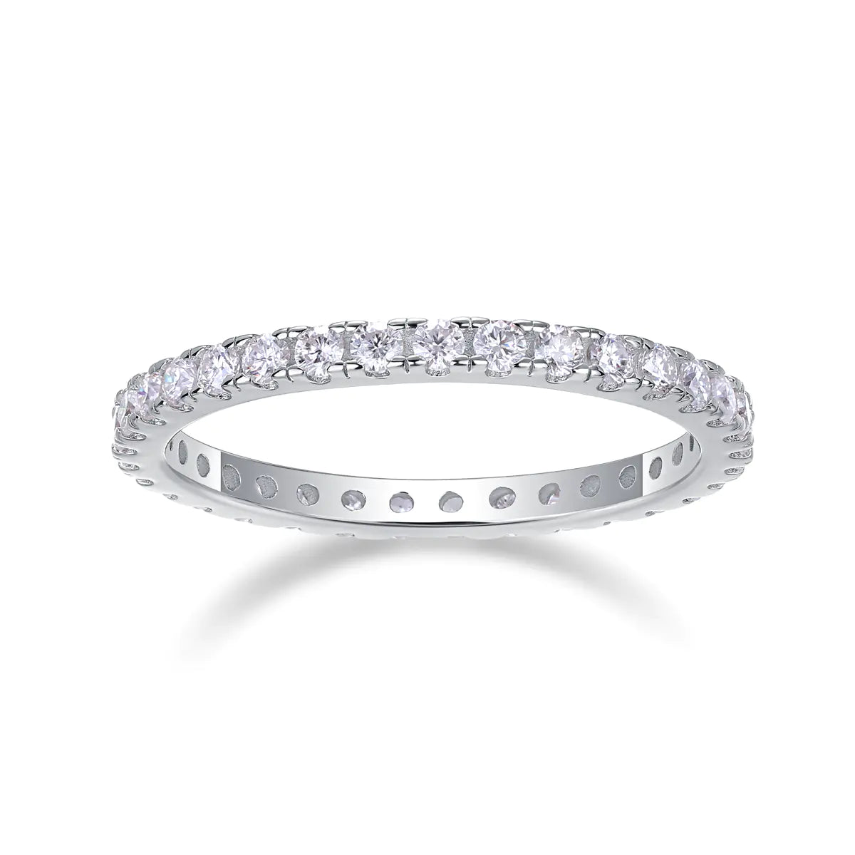 Moissanite Eternity Ring