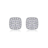 S925 Moissanite Sqaure Earring