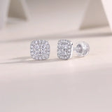 S925 Moissanite Sqaure Earring