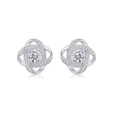 S925 Moissanite Star Ring Earring