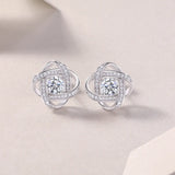 S925 Moissanite Star Ring Earring