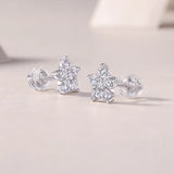 S925 Moissanite Star  Earring