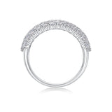 Moissanite Pave Setting Band Ring