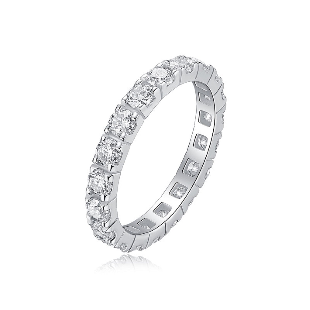 3MM Moissanite Eternity Ring