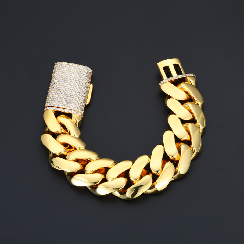 25MM Bold Polishing Miami Cuban Bracelet